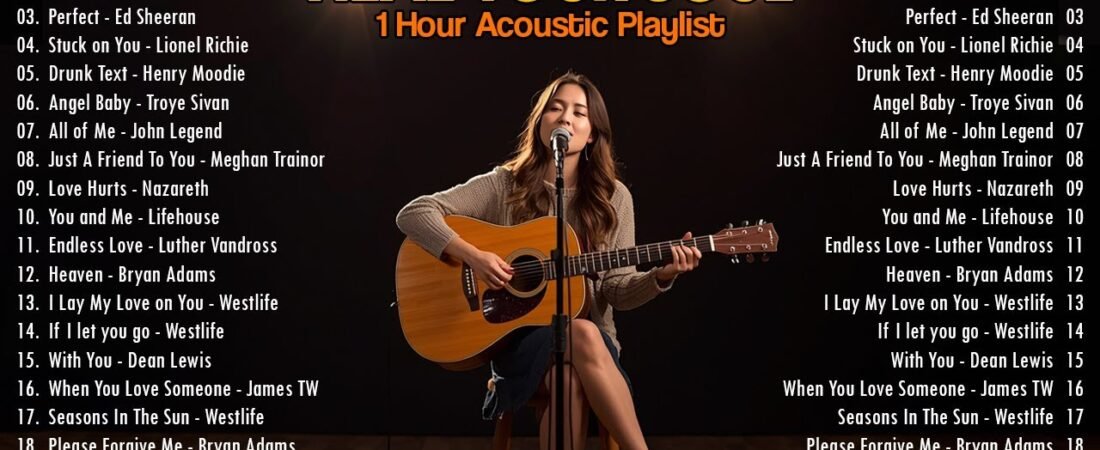 Rainy Days & Coffee 🎶 Relaxing Acoustic Pop Ballads Full Album to Calm Your Anxiety