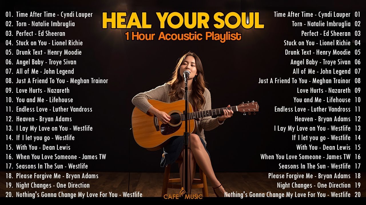 Rainy Days & Coffee 🎶 Relaxing Acoustic Pop Ballads Full Album to Calm Your Anxiety