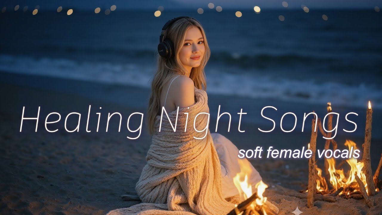 Healing Night Songs for Sleep | Soft Female Vocals – Warm Hug Playlist